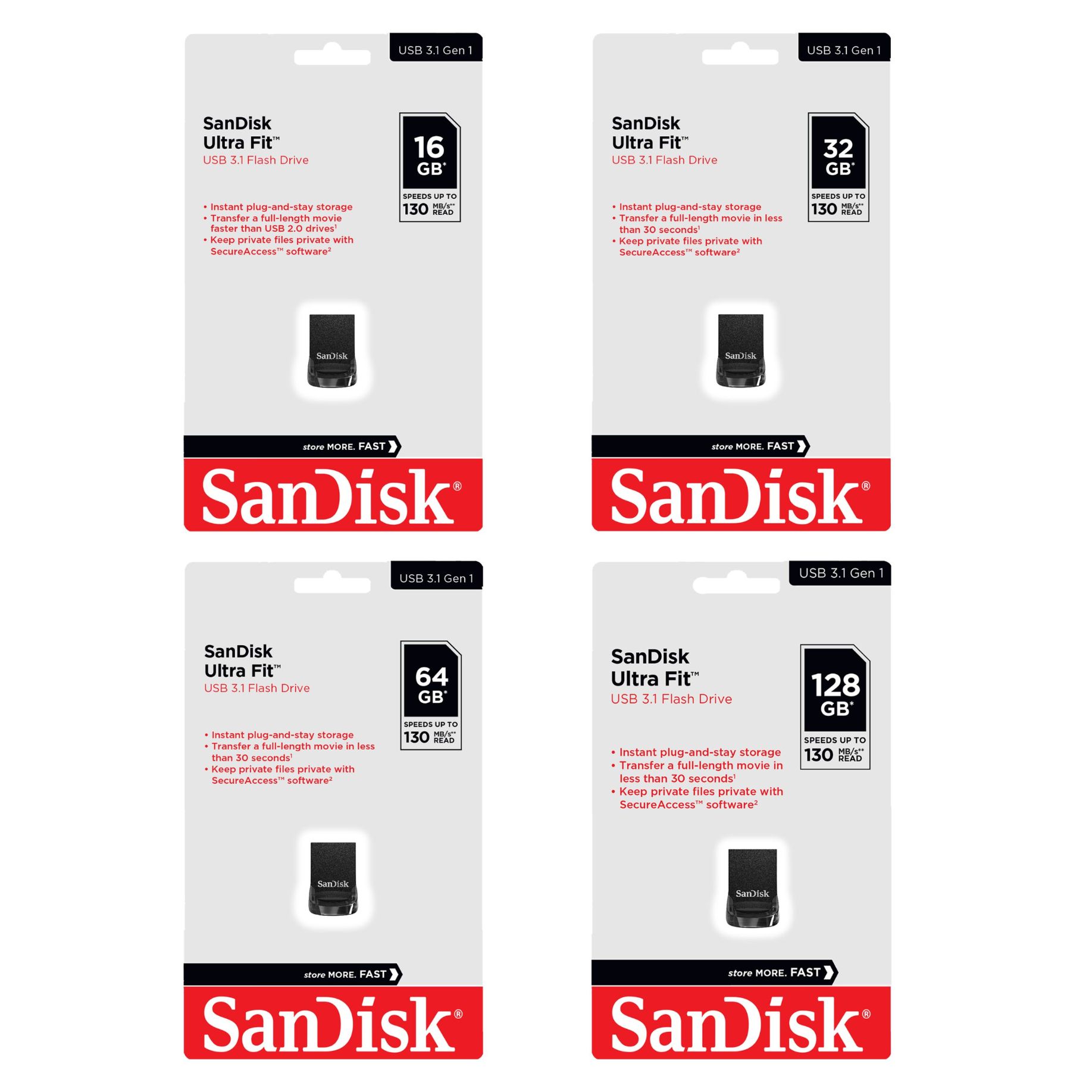 Buy SanDisk Ultra Fit USB 3.1 Flash Drive | Fastest Mini USB Flash Drive